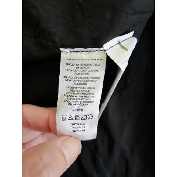 ANN TAYLOR Black Lace Strap Eyelet Flare Dress Women's Size 4 NWT - Picture 9 of 9